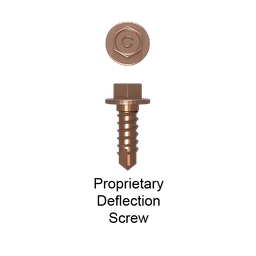 Proprietary Deflection Screws